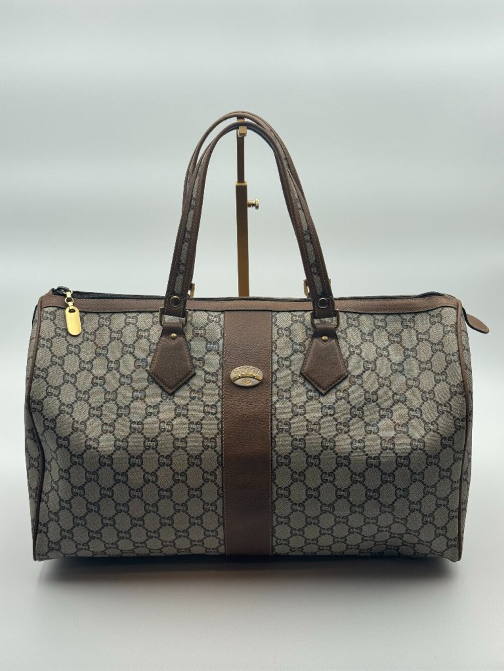 Gucci Plus GG Canvas Boston Bag